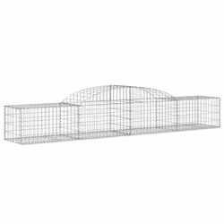 Cesti Gabbioni ad Arco 10 pz 300x30x40/60 cm Ferro Zincatocod mxl 125078 - Vista aggiuntiva 3