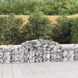 Questi pratici cesti di gabbioni sono stati progettati appositamente come barriere da giardino decorative e fonoassorbenti. M ...