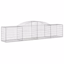 Cesti Gabbioni ad Arco 3 pz 300x50x60/80 cm Ferro Zincatocod mxl 76148 - Vista aggiuntiva 3