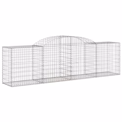 Cesti Gabbioni ad Arco 10 pz 300x50x80/100 cm Ferro Zincatocod mxl 76139 - Vista aggiuntiva 3
