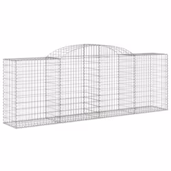 Cesti Gabbioni ad Arco 10 pz 300x50x100/120 cm Ferro Zincatocod mxl 76146 - Vista aggiuntiva 3