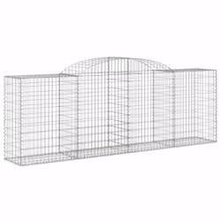 Cesti Gabbioni ad Arco 11 pz 300x50x100/120 cm Ferro Zincatocod mxl 124099 - Vista aggiuntiva 3