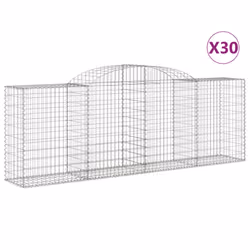 Cesti Gabbioni ad Arco 30 pz 300x50x100/120 cm Ferro Zincatocod mxl 100130 - Vista aggiuntiva 2
