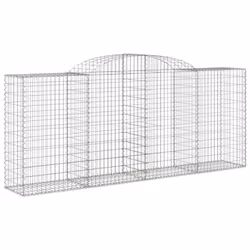 Cesti Gabbioni ad Arco 2 pz 300x50x120/140 cm Ferro Zincatocod mxl 124102 - Vista aggiuntiva 3