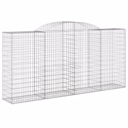 Cesti Gabbioni ad Arco 6 pz 300x50x140/160 cm Ferro Zincatocod mxl 101080 - Vista aggiuntiva 3