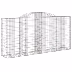 Cesti Gabbioni ad Arco 17 pz 300x50x140/160 cm Ferro Zincatocod mxl 124097 - Vista aggiuntiva 3