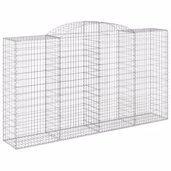 Cesti Gabbioni ad Arco 12 pz 300x50x160/180 cm Ferro Zincatocod mxl 124104 - Vista aggiuntiva 3