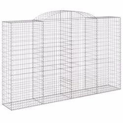 Cesti Gabbioni ad Arco 5 pz 300x50x180/200 cm Ferro Zincatocod mxl 100150 - Vista aggiuntiva 3