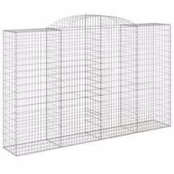 Cesti Gabbioni ad Arco 11 pz 300x50x180/200 cm Ferro Zincatocod mxl 76192 - Vista aggiuntiva 3