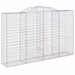 Cesti Gabbioni ad Arco 13 pz 300x50x180/200 cm Ferro Zincatocod mxl 125163 - Vista aggiuntiva 3