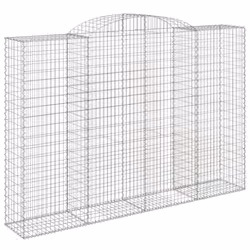 Cesti Gabbioni ad Arco 8 pz 300x50x200/220 cm Ferro Zincatocod mxl 100128 - Vista aggiuntiva 3