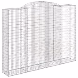 Cesti Gabbioni ad Arco 2 pz 200x50x220/240 cm Ferro Zincatocod mxl 124086 - Vista aggiuntiva 3