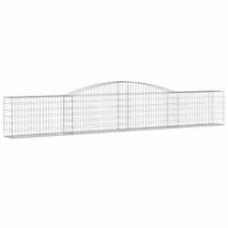 Cesti Gabbioni ad Arco 4 pz 400x30x60/80 cm Ferro Zincatocod mxl 124112 - Vista aggiuntiva 3