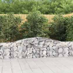 Cesti Gabbioni ad Arco 15 pz 400x30x60/80 cm Ferro Zincatocod mxl 125070