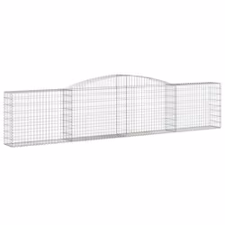 Cesti Gabbioni ad Arco 7 pz 400x30x80/100 cm Ferro Zincatocod mxl 104259 - Vista aggiuntiva 3