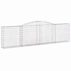 Cesti Gabbioni ad Arco 9 pz 400x30x100/120 cm Ferro Zincatocod mxl 76160 - Vista aggiuntiva 3
