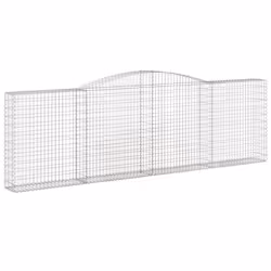 Cesti Gabbioni ad Arco 8 pz 400x30x120/140 cm Ferro Zincatocod mxl 100134 - Vista aggiuntiva 3