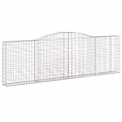 Cesti Gabbioni ad Arco 10 pz 400x30x120/140 cm Ferro Zincatocod mxl 100161 - Vista aggiuntiva 3