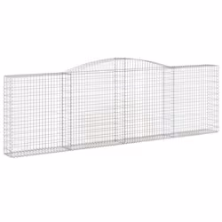 Cesti Gabbioni ad Arco 20 pz 400x30x120/140 cm Ferro Zincatocod mxl 124094 - Vista aggiuntiva 3