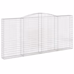 Cesti Gabbioni ad Arco 10 pz 400x30x180/200 cm Ferro Zincatocod mxl 124208 - Vista aggiuntiva 3
