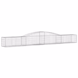 Cesti Gabbioni ad Arco 6 pz 400x50x40/60 cm Ferro Zincatocod mxl 101206 - Vista aggiuntiva 3