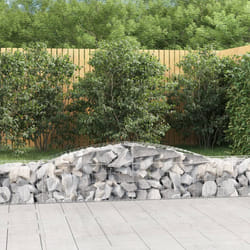 Cesti Gabbioni ad Arco 25 pz 400x50x40/60 cm Ferro Zincatocod mxl 101117