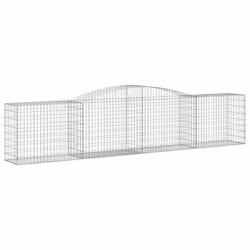 Cesti Gabbioni ad Arco 8 pz 400x50x80/100 cm Ferro Zincatocod mxl 100179 - Vista aggiuntiva 3