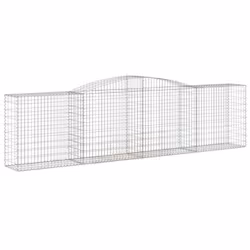 Cesti Gabbioni ad Arco 7 pz 400x50x100/120 cm Ferro Zincatocod mxl 100191 - Vista aggiuntiva 3