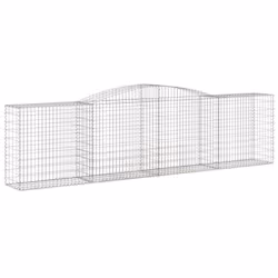 Cesti Gabbioni ad Arco 10 pz 400x50x100/120 cm Ferro Zincatocod mxl 124137 - Vista aggiuntiva 3