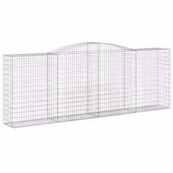 Cesti Gabbioni ad Arco 8 pz 400x50x140/160 cm Ferro Zincatocod mxl 76197 - Vista aggiuntiva 3