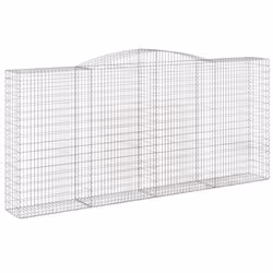 Cesti Gabbioni ad Arco 9 pz 400x50x180/200 cm Ferro Zincatocod mxl 100184 - Vista aggiuntiva 3