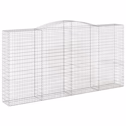 Cesti Gabbioni ad Arco 8 pz 400x50x200/220 cm Ferro Zincatocod mxl 124141 - Vista aggiuntiva 3