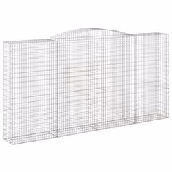 Cesti Gabbioni ad Arco 9 pz 400x50x200/220 cm Ferro Zincatocod mxl 76208 - Vista aggiuntiva 3