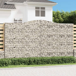Cesti Gabbioni ad Arco 9 pz 400x50x220/240 cm Ferro Zincatocod mxl 117085