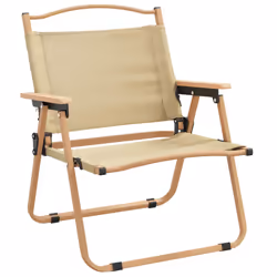 VidaXL 319481 sedia da esterno Terrazzo Oxford, Acciaio Beige - Vista aggiuntiva 3