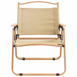 VidaXL 319481 sedia da esterno Terrazzo Oxford, Acciaio Beige - Vista aggiuntiva 4