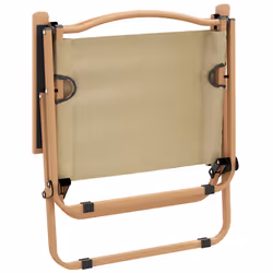 VidaXL 319481 sedia da esterno Terrazzo Oxford, Acciaio Beige - Vista aggiuntiva 6