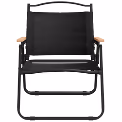 VidaXL 319482 sedia da esterno Terrazzo Oxford, Acciaio Nero - Vista aggiuntiva 4