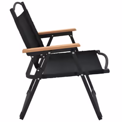 VidaXL 319482 sedia da esterno Terrazzo Oxford, Acciaio Nero - Vista aggiuntiva 5