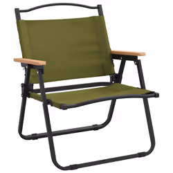 VidaXL 319483 sedia da esterno Terrazzo Oxford, Acciaio Verde