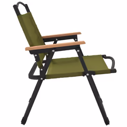 VidaXL 319483 sedia da esterno Terrazzo Oxford, Acciaio Verde - Vista aggiuntiva 5