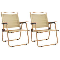 VidaXL 319484 sedia da esterno Terrazzo Oxford, Acciaio Beige