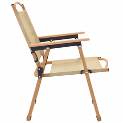 VidaXL 319484 sedia da esterno Terrazzo Oxford, Acciaio Beige - Vista aggiuntiva 5