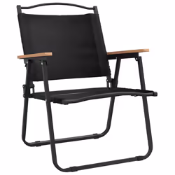 VidaXL 319485 sedia da esterno Terrazzo Oxford, Acciaio Nero