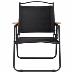 VidaXL 319485 sedia da esterno Terrazzo Oxford, Acciaio Nero - Vista aggiuntiva 4