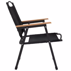 VidaXL 319485 sedia da esterno Terrazzo Oxford, Acciaio Nero - Vista aggiuntiva 5