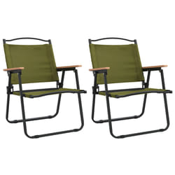VidaXL 319486 sedia da esterno Terrazzo Oxford, Acciaio Verde