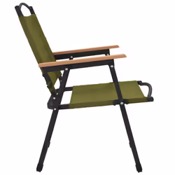 VidaXL 319486 sedia da esterno Terrazzo Oxford, Acciaio Verde - Vista aggiuntiva 5