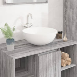 Vidaxl - Lavabo, Lavandino Bianco 36x15 cm in Ceramica Rotondo 8036