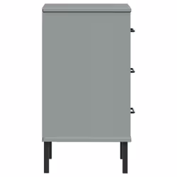 VidaXL 350977 comodino Grigio - Vista aggiuntiva 6